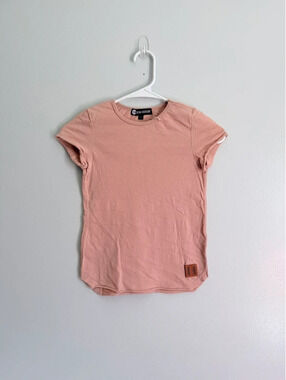 Beau Hudson Beige / Pinkish Basic Tee Size 4